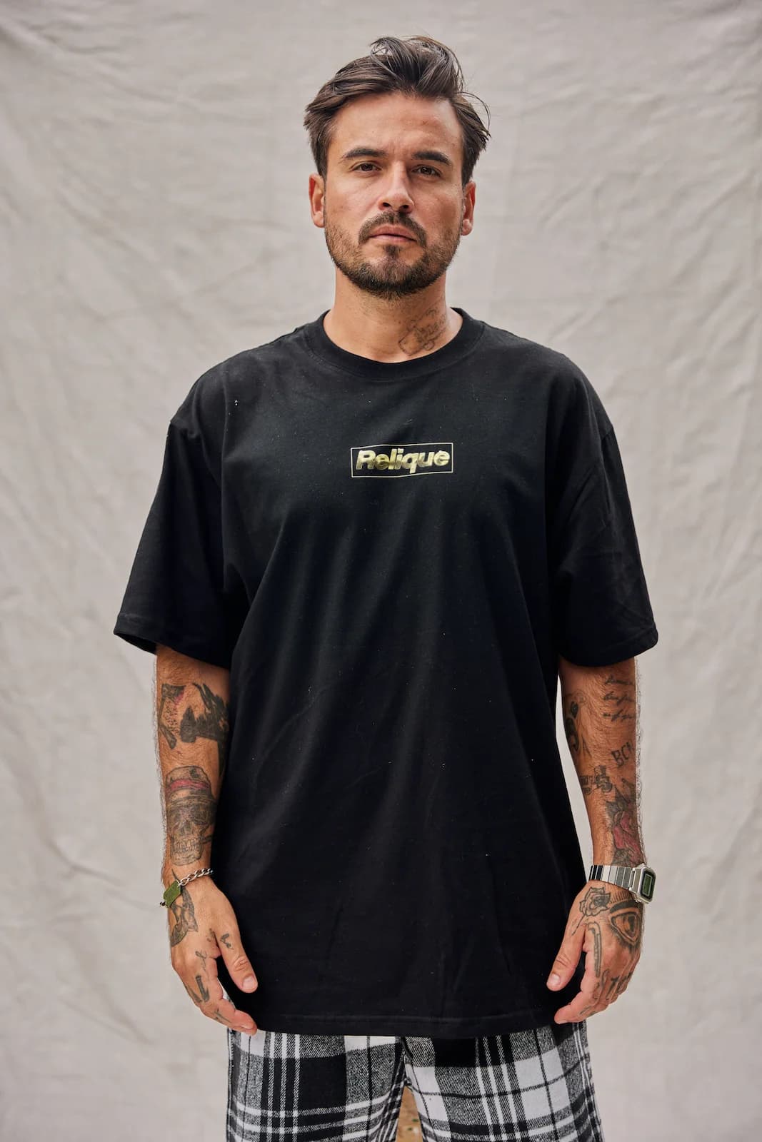 BOX LOGO OVERSIZE BLACK - foto 2